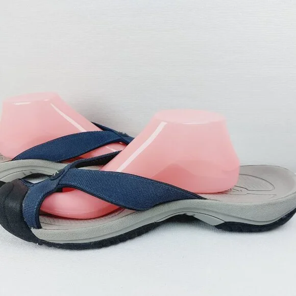 Keen Men's Blue Gray Waimea H2 Close Arch Support Slip-On Flip-Flop Sandal Sz 14